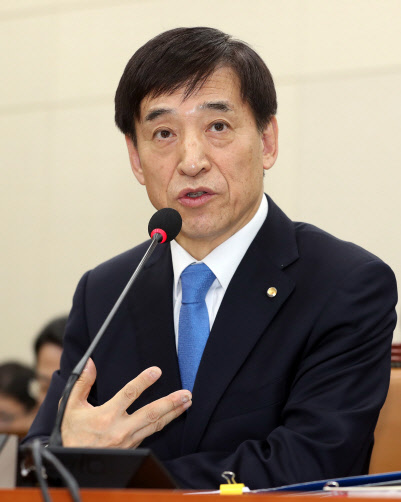 이주열 한국은행 총재./연합뉴스
